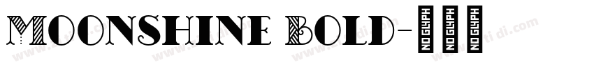 Moonshine Bold字体转换